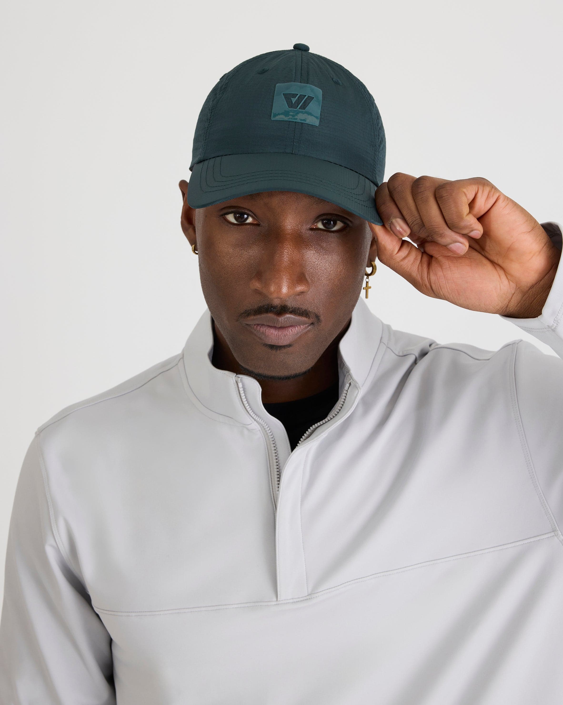 Ripstop Tech Runner Hat in Steel Green – WOLACO