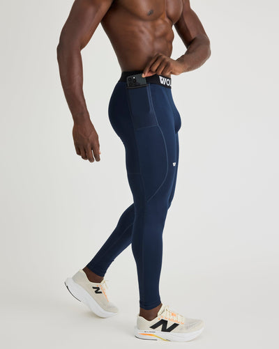 Mikael (6’3") is wearing the tall inseam in size large 