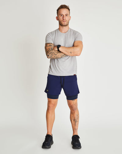 Trevor (6’) is wearing size medium 9" inseam