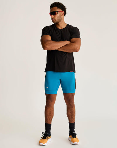 The Sprint Half Tight in Storm- Final Sale