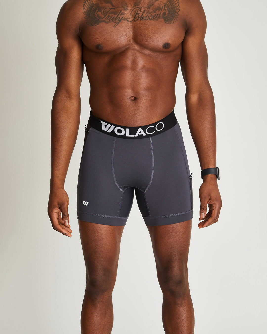 WOLACO | Best Compression Shorts with Phone Pocket