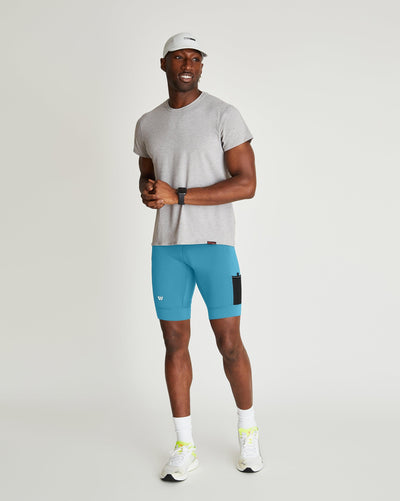 The Sprint Half Tight in Storm- Final Sale
