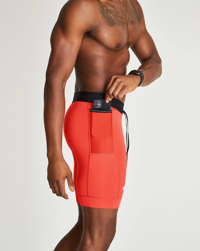 Greg (6’2") is wearing size medium 10" inseam