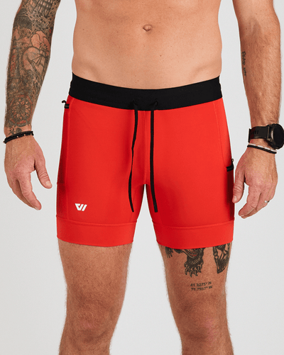 Conor (5’11") is wearing size medium 6" inseam