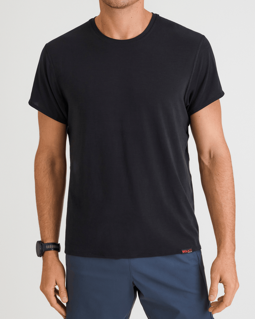 Tシャツ・カットソー WOOALONG OG logo over fit Tshirts BLACK WL242JST02UBLK Designer fashion, Seoul-fully created | W Concept