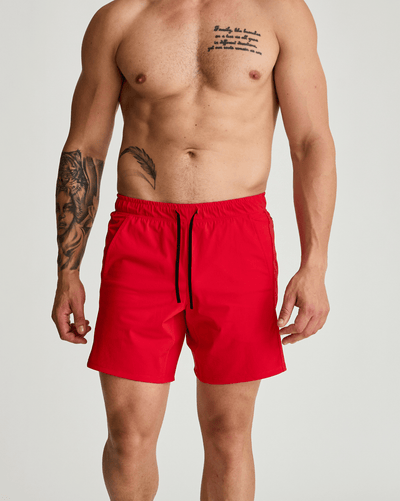 Cormac (6'1") is wearing size medium 7'' inseam