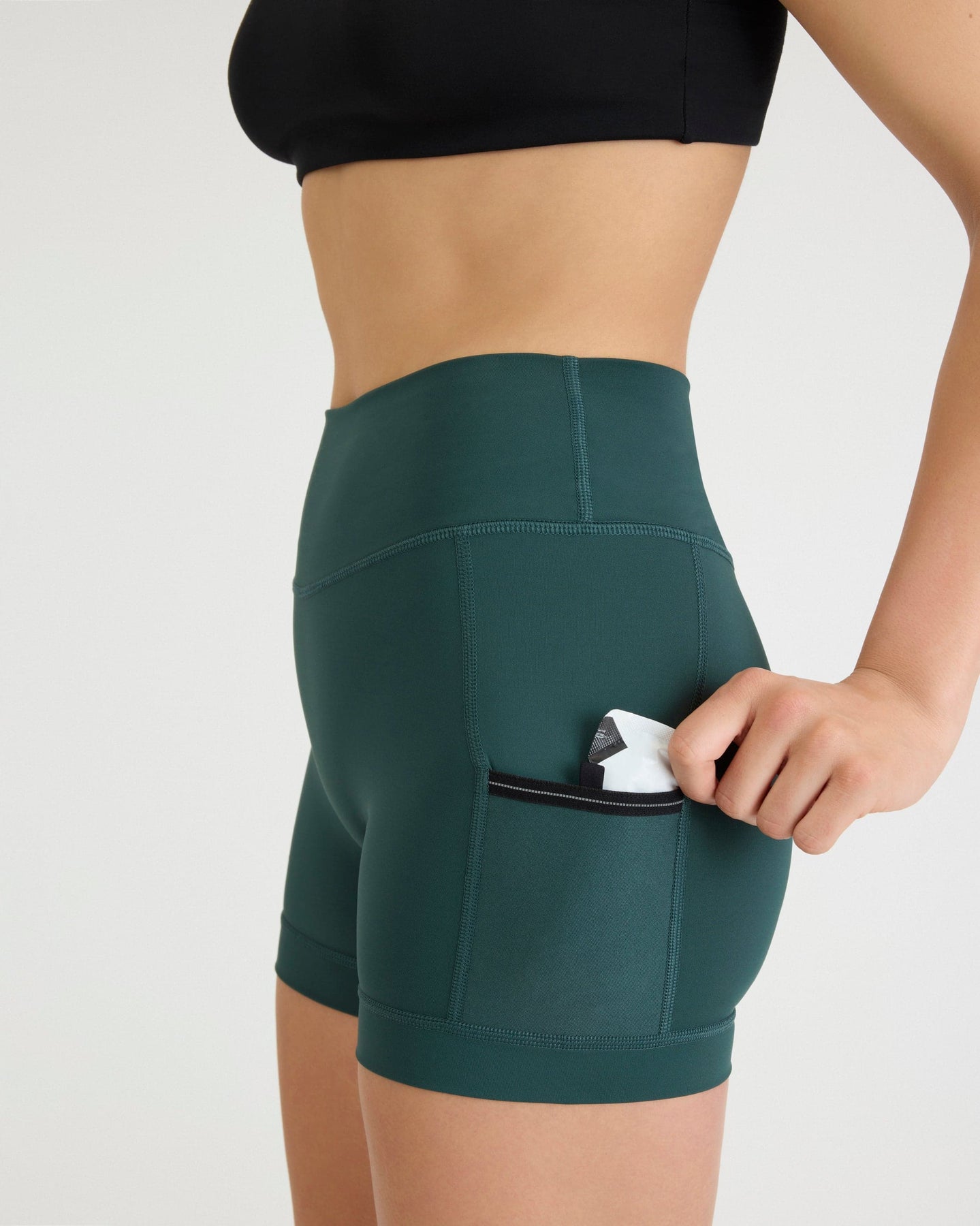 Core Half Women's Core Half Tight in Steel Green – WOLACO