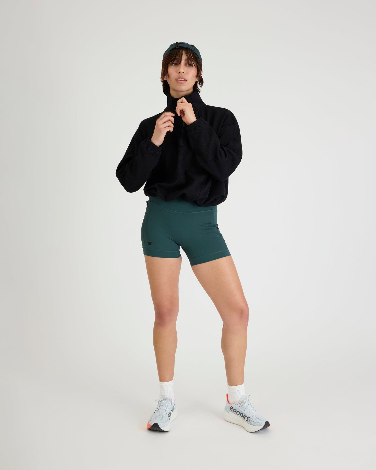 Core Half Women's Core Half Tight in Steel Green – WOLACO