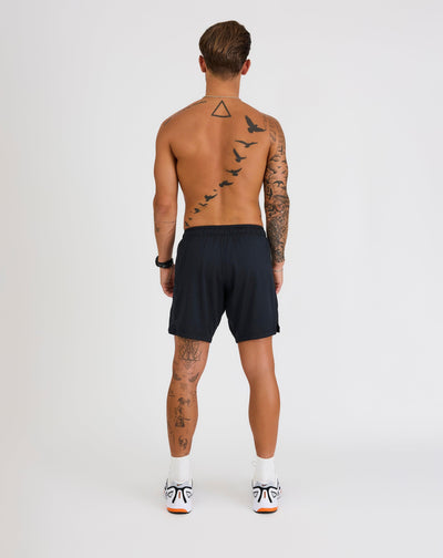 Signature Way of Life Mesh Warren Short in Black