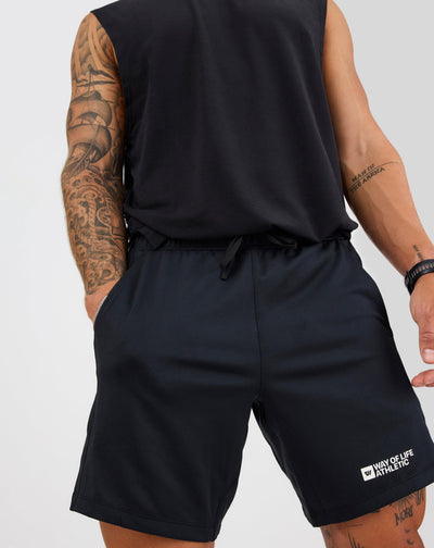 Signature Way of Life Mesh Warren Short in Black