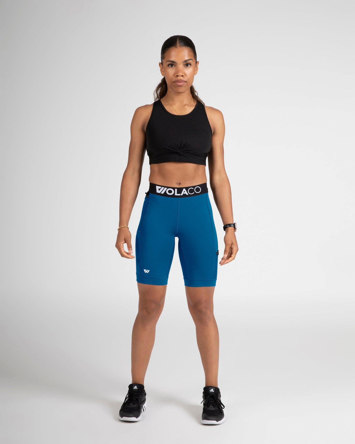 Model is wearing size small 9" inseam