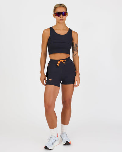 Kyla (5’6”) is wearing a size small 4" inseam