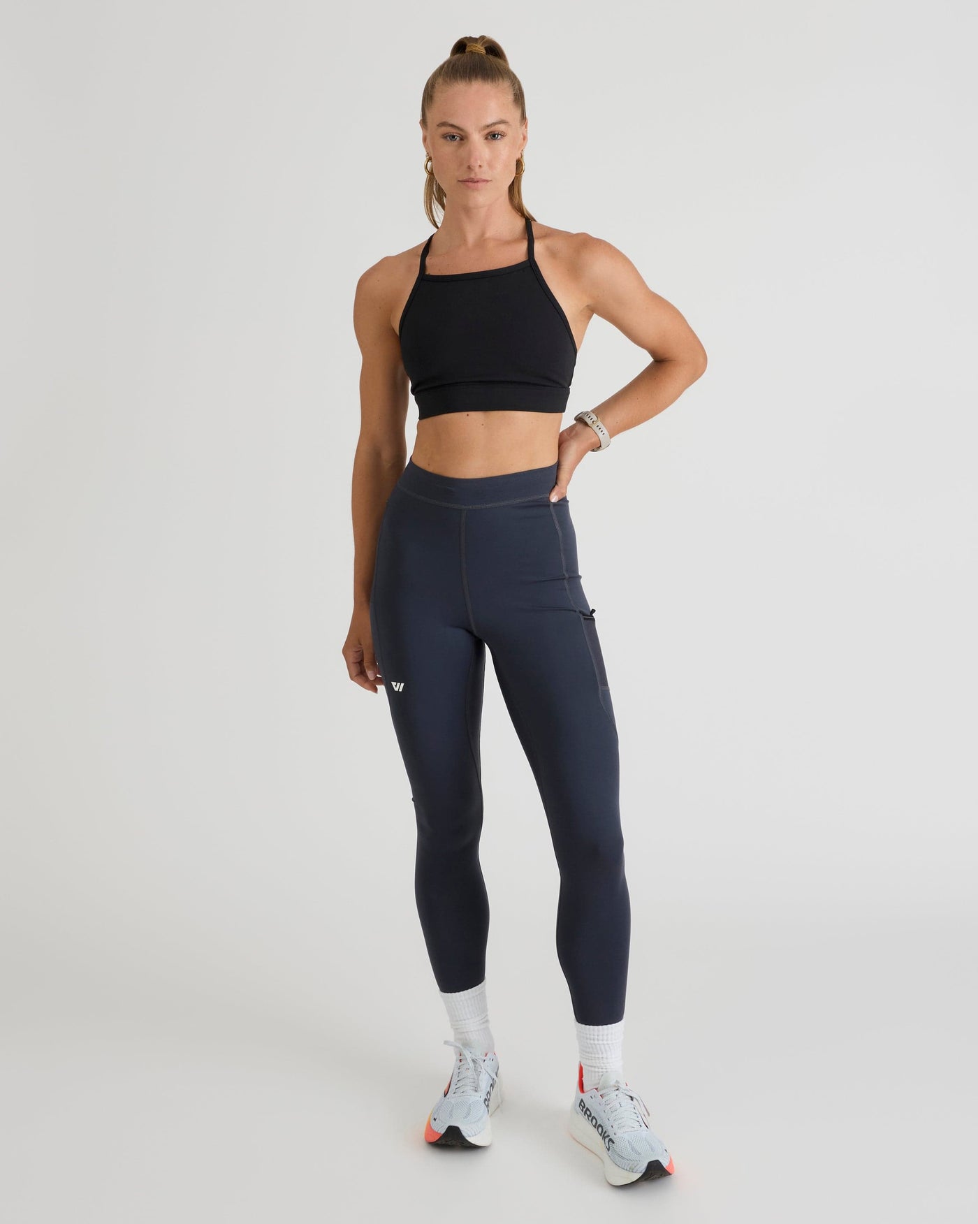 Women's Distance Full Tight in Hudson Grey