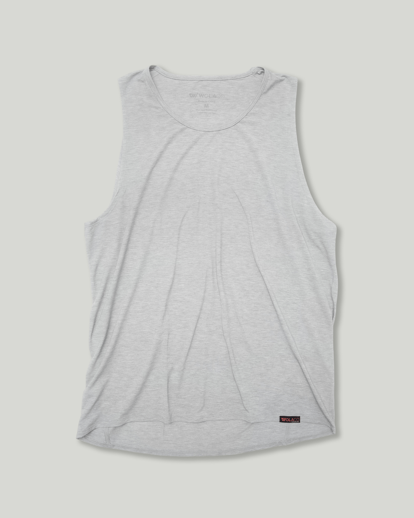 Clinton Tank in Stone Grey