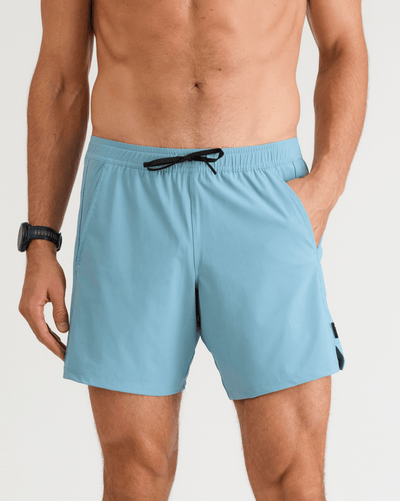 Bobby (6’1") is wearing size medium 7" inseam. 