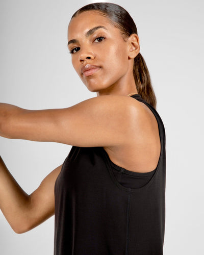 Model is wearing size small