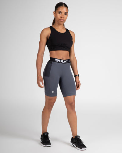 Model is wearing size small 9" inseam