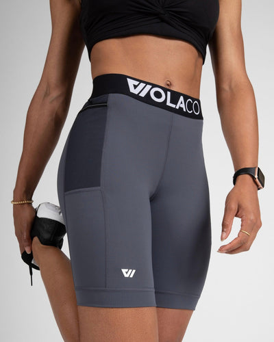 Model is wearing size small 9" inseam