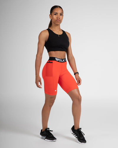 Model is wearing size small 9" inseam