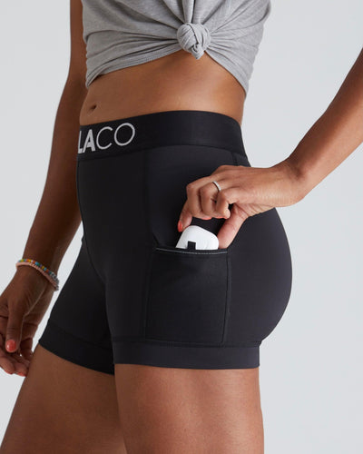 North Moore Biker Short 5-Pack (Black and Lava and Hudson Grey and Brownstone and Wave)