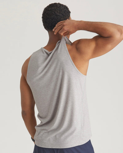 Clinton Tank in Stone Grey