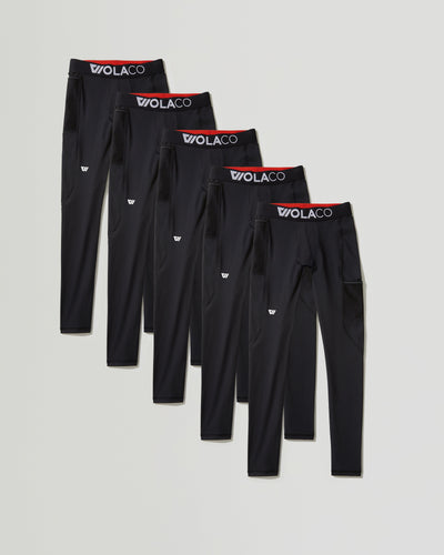 Fulton Pant 5-Pack (Black and Black and Black and Black and Black)