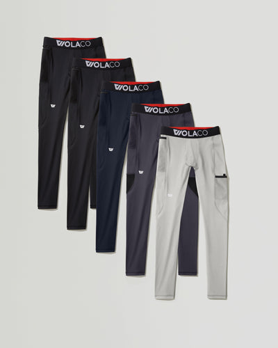 Fulton Pant 5-Pack (Black and Navy and Hudson Grey and Stone Grey and Deep Green)