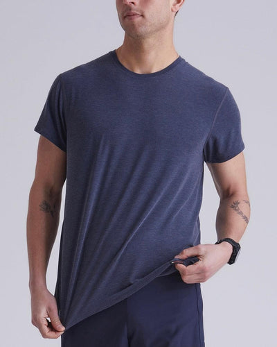 Tom (5'10") is wearing size medium