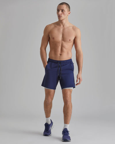 Nick (6'0) is wearing size medium 7" inseam