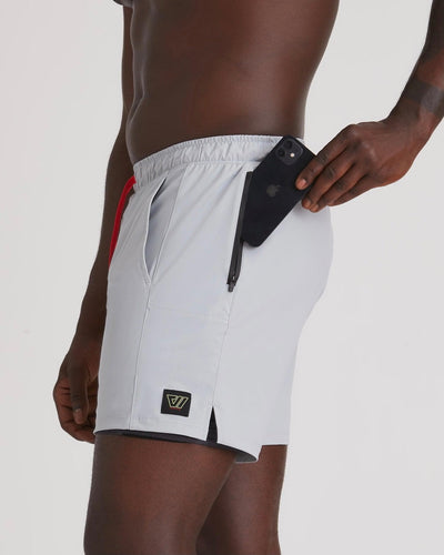 The Warren Short in Stone Grey- Final Sale