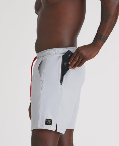 The Warren Short in Stone Grey- Final Sale