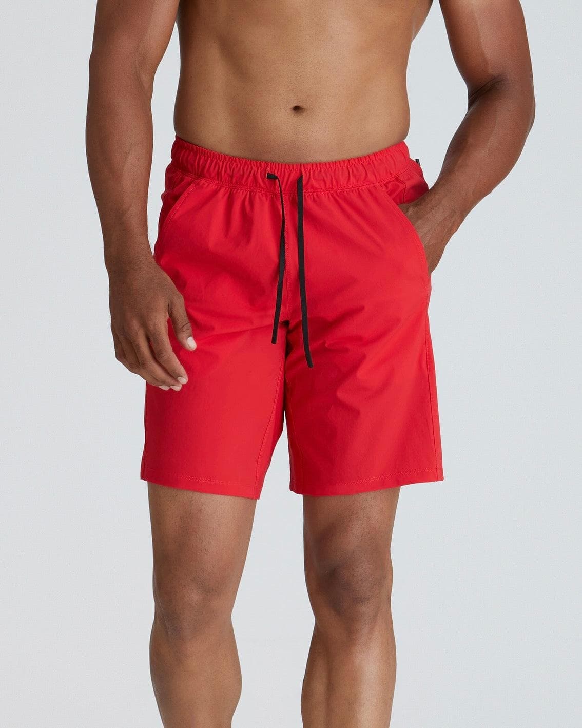Model (6'1") is wearing size medium 10'' inseam