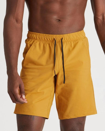 Mikael (6’3") is wearing size medium 10" inseam