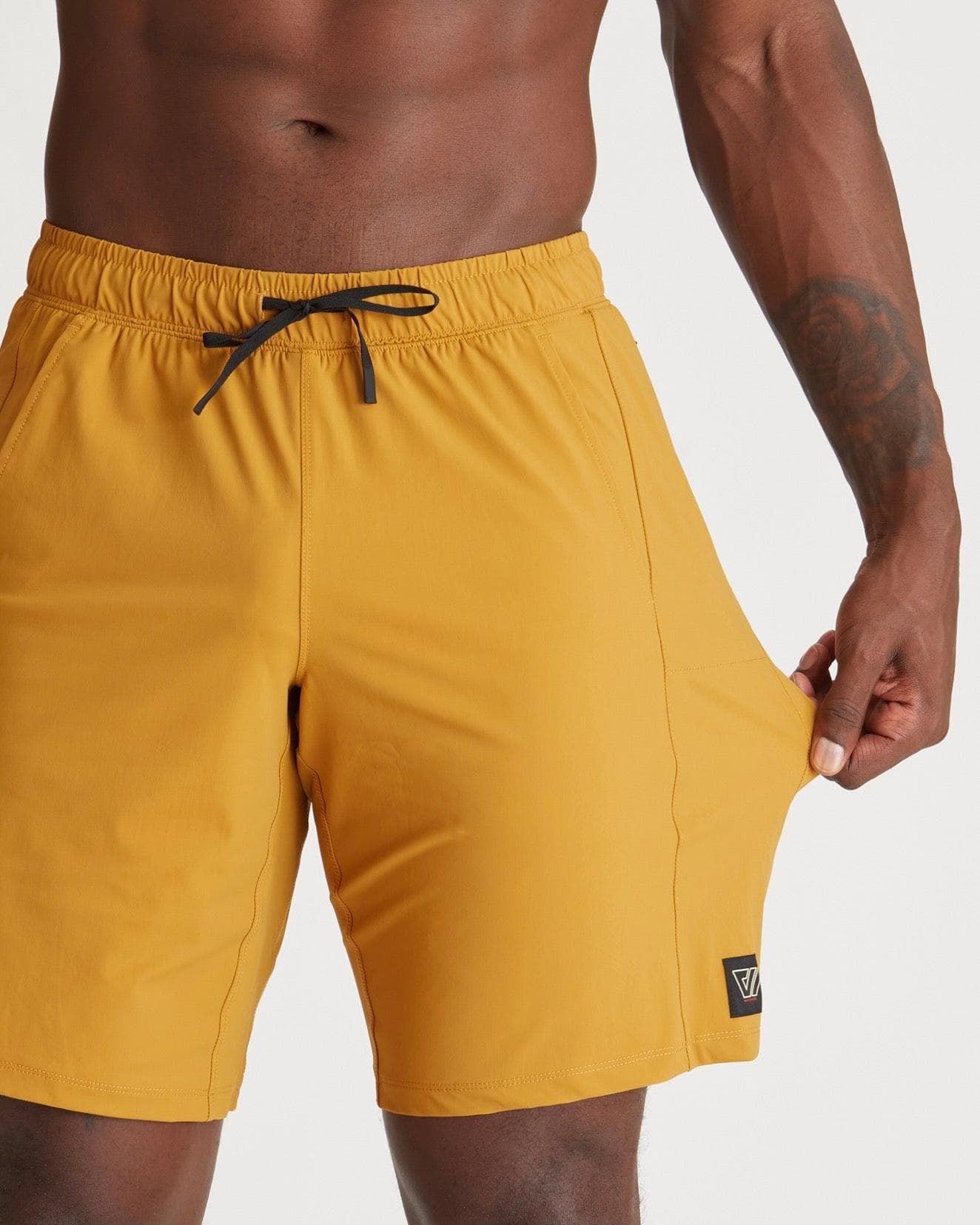Mikael (6’3") is wearing size medium 10" inseam