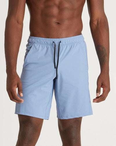 Mikael (6’3") is wearing size medium 10" inseam