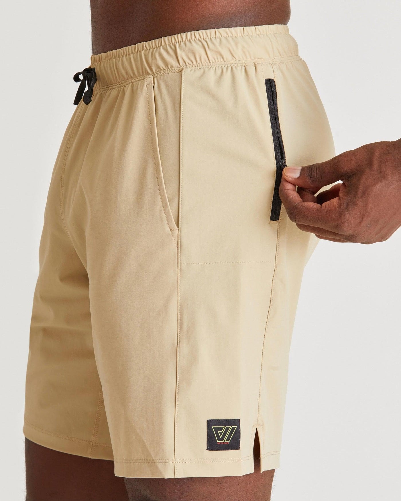 Mikael (6’3") is wearing size medium 10" inseam