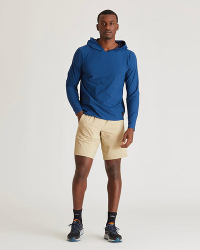 Mikael (6’3") is wearing size medium 10" inseam