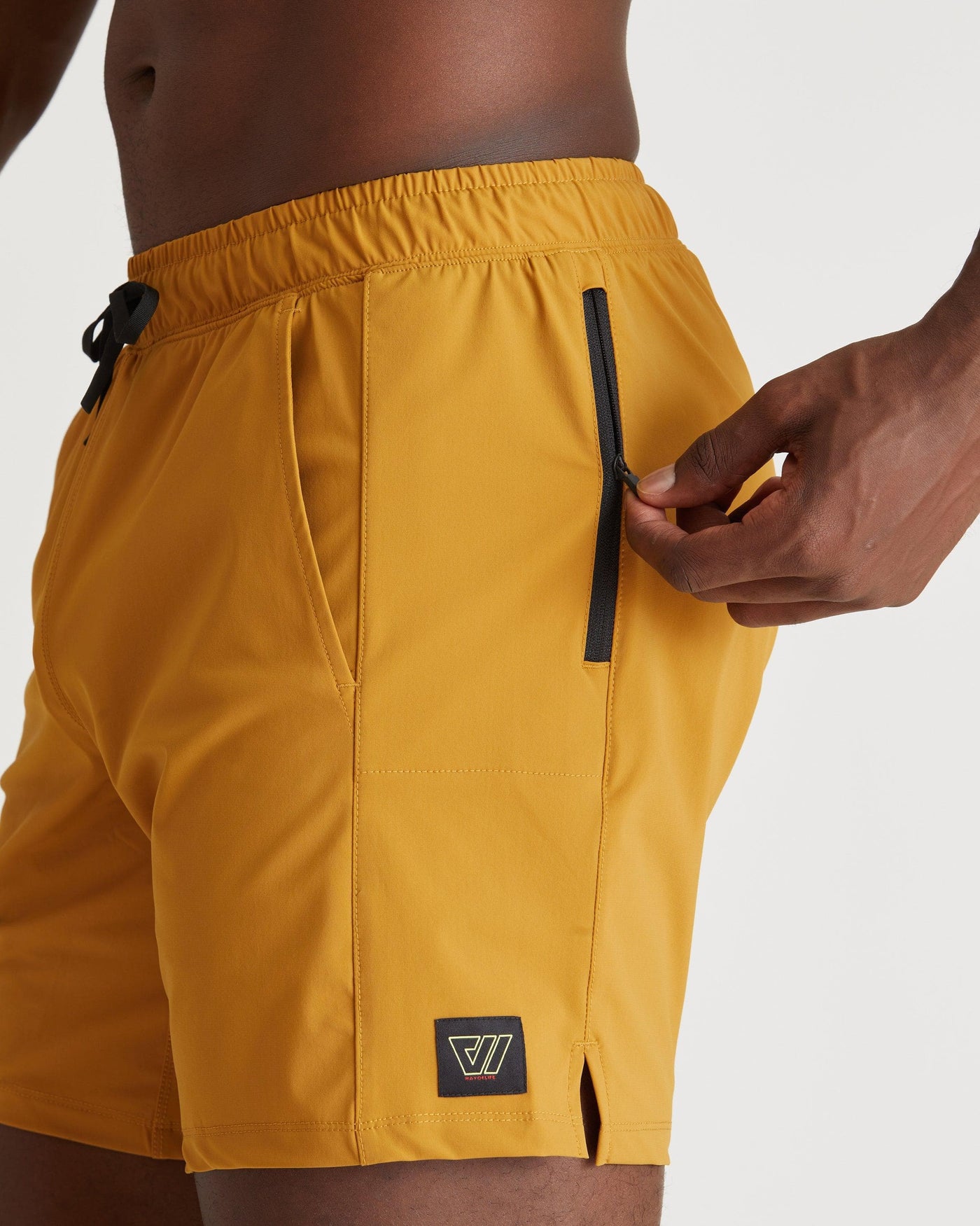Mikael (6’3") is wearing size medium 7" inseam