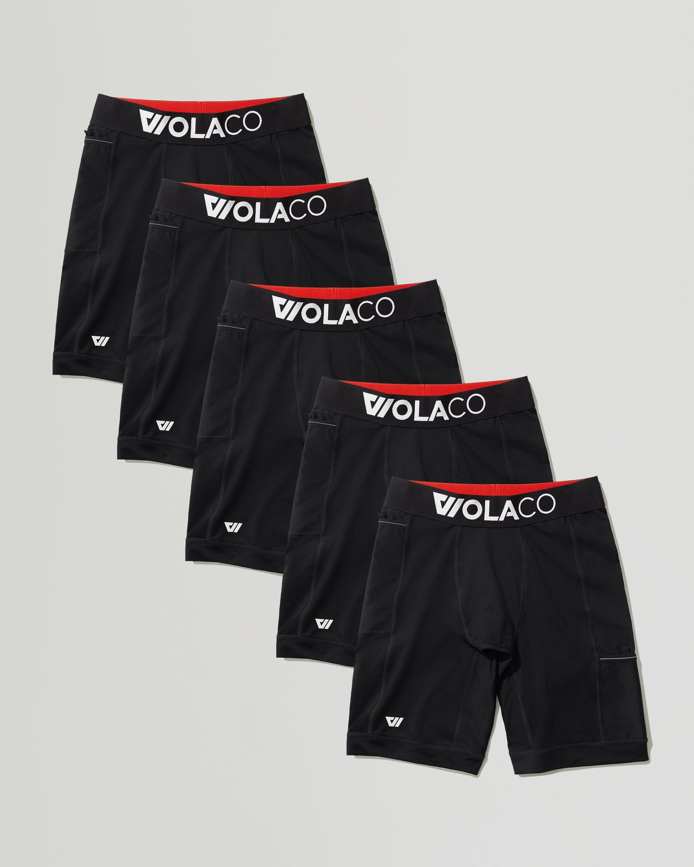 North Moore Short 5-Pack (Black and Black and Black and Black and Black)