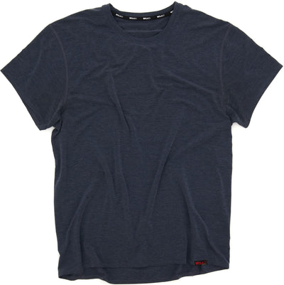 Clinton Tee in Heather Navy